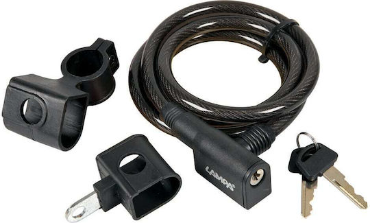 Lampa Ca4 Bicycle Cable Lock with Key Black