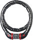 Master Lock 8226 Combination Cable Lock Κλειδαριά Ποδηλάτου Κουλούρα με Κλειδί Μαύρη