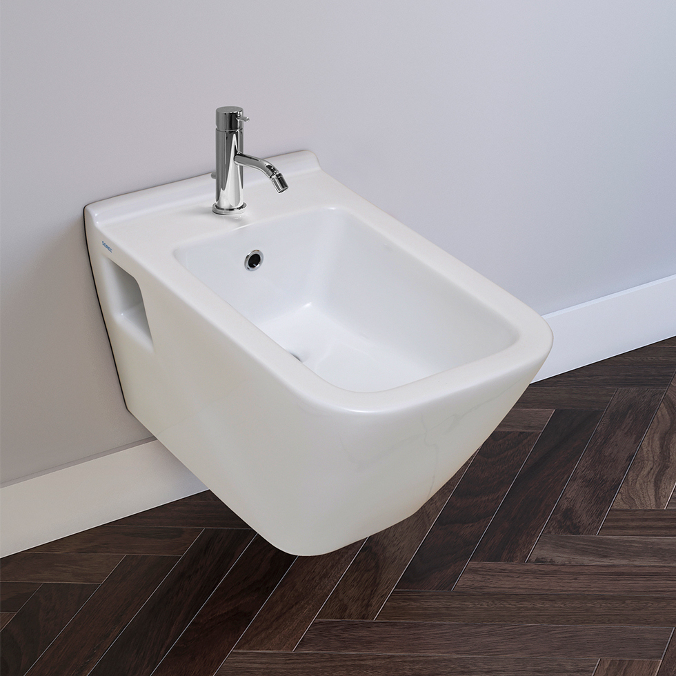 Serel Diagonal DG19 Μπιντέ Κρεμαστό 35.5x56cm | Skroutz.gr