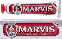 Marvis Cinnamon + Xylitol Toothpaste for Ulitis , Plaque & Cavities 85ml