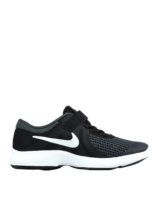 Nike Revolution Revolution PSV Kids Sports Shoes Running with Hoop Loop  Closure Black White Anthracite 943305-006