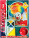 Clown Carnival Face Painting Multicolored 5pcs