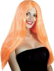 Carnival Wig Straight Orange Sylvie 60cm