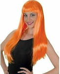 Carnival Wig Straight Orange 60cm