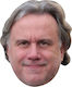 Karnevals- Papier Maske Volles Gesicht Narrenkappe