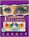 Long Carnival Eyelashes Multicolored 2pcs (Μiscellaneous Colours)