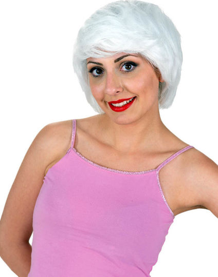 Carnival Wig Square White