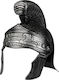 Grey Carnival Knight Helmet