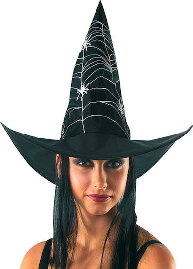 Carnival Hat Black for Halloween 6pcs