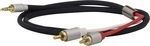 Dynavox 3.5mm male - RCA male Cable Black 3m (207385)
