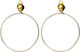 Carnival Earring Gold 1pcs