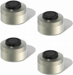 Alto Extremo Classic Shock Absorbing Absorbers 64mm Set of 4 Pieces Silver