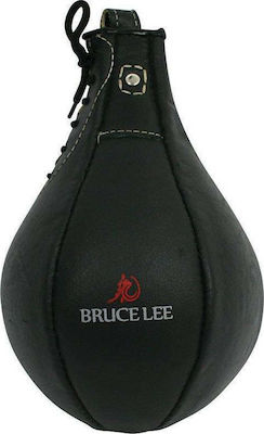 Tunturi Bruce Lee Leather Filled Speed Punching Bag 3.9kg Black