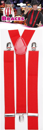 Carnival Suspenders Red