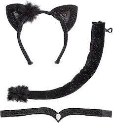 Carnival Ears Black 3pcs