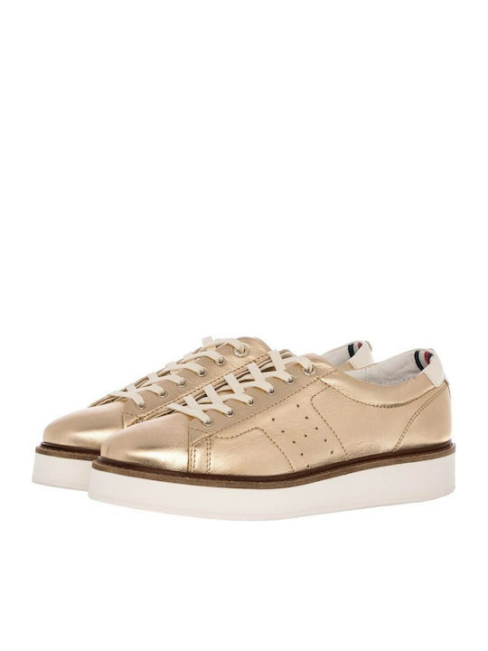 Tommy Hilfiger Metallic.Hybrid Adidași Aurii