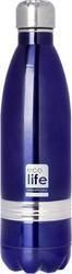 Ecolife Thermos Bottle Sticlă Termos Oțel inoxidabil Fără BPA Violet 750ml 33-BO-3002