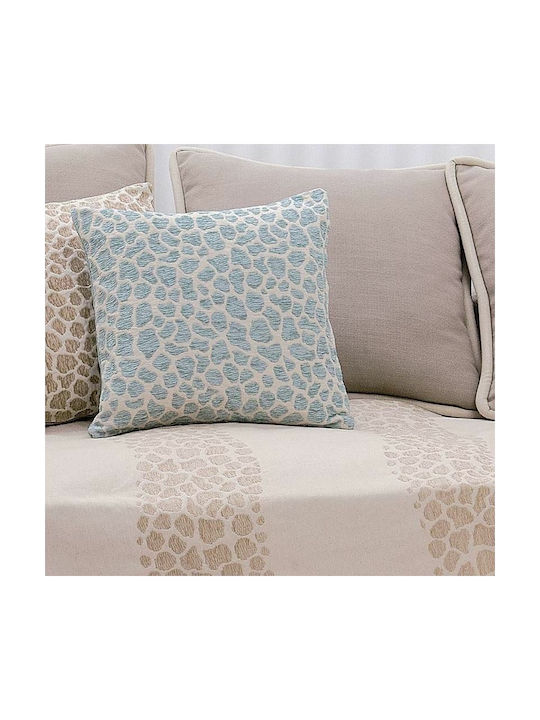 Kentia Decorative Pillow Case Spiral 19 Blue 50x50cm.