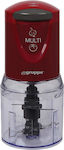 Gruppe PDH401-2PL Chopper 300W with 500ml Container Red