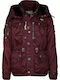 Ivar 2014JK153 Bordeaux Winter Jacket Burgundy
