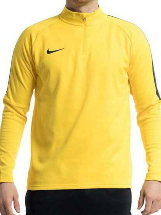 Nike Academy 18 Drill Dri-Fit Μπλούζα Κίτρινη