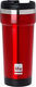 Ecolife Glass Thermos Stainless Steel BPA Free Red 420ml