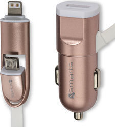 4Smarts Multicord Încărcător Auto cu Port 1xUSB-A și Cablu Lightning 4Smarts Multicord Încărcător Auto cu Port 1xUSB-A și Cablu Lightning
