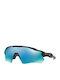 Oakley Radar Ev Path Ανδρικά Γυαλιά Ηλίου με Μαύρο Κοκκάλινο Σκελετό και Μπλε Polarized Καθρέφτη Φακό OO9208-55