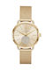 Michael Kors Portia Γυναικείο Ρολόι 41mm Μπαταρίας με Χρυσό Μεταλλικό Μπρασελέ