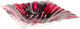 Keskor Glass Decorative Platter Roza Multicolour 26x26x6cm