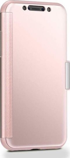 Moshi StealthCover Buchen Sie Synthetisches Leder Rosa (iPhone X / Xs)