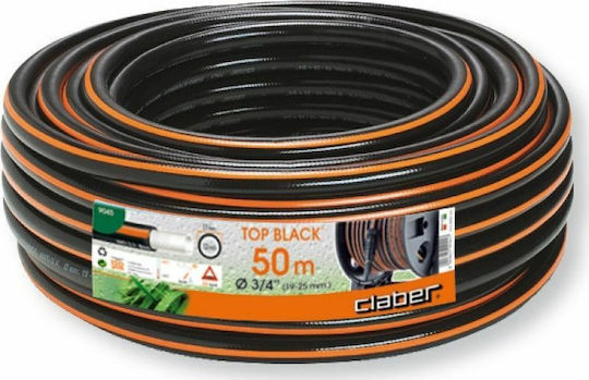 Claber Λάστιχο Bewässerung Top Black 3/4" 50m