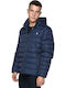 Χειμωνιάτικο Μπουφάν Puffer Navy Μπλε