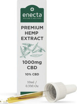 Enecta Premium Extract Έλαιο Κάνναβης σε Σταγόνες 1000mg με 10% CBD 10ml