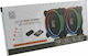 LC-Power LC-CF-COMBO Case Fans 120mm (1500rpm / 34cfm) with RGB Lighting and 4-Pin Molex Connection