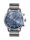 Hugo Boss Architectural Watch Chronograph Battery with Silver Metal Bracelet