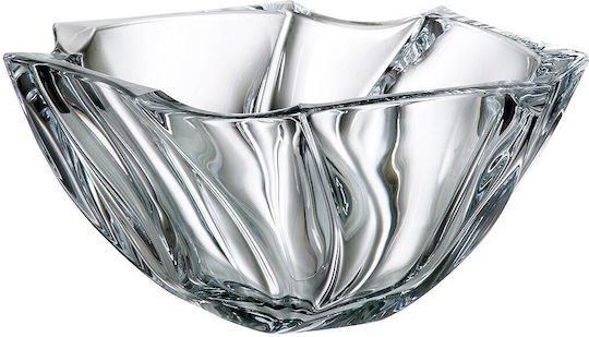 Bohemia Neptune Decorative Bowl Transparent 22.8x22.8x12.2cm