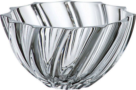 Bohemia Scallop Decorative Bowl Transparent 19x19x10.1cm