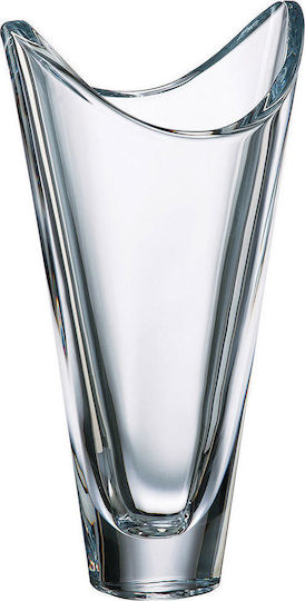 Bohemia Crystal Vase Kyoto Transparent Y33cm