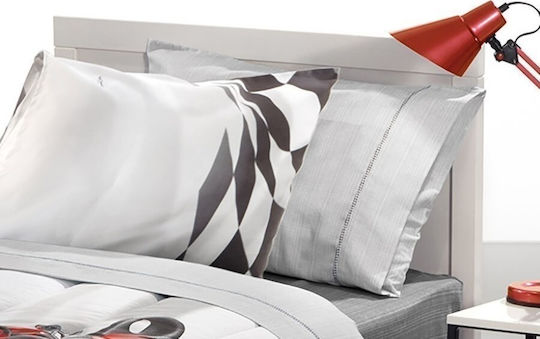 Saint Clair Formula Παιδική Μαξιλαροθήκη 50x70εκ. Γκρι