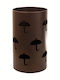 Pam & Co Regenschirmständer Metallisch Dirty Rust 25x25x44cm 1Stück