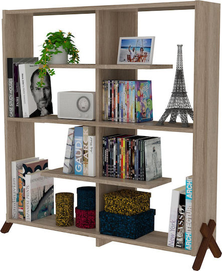Bookcase Kipp Sonama in Walnut 113x28x115cm