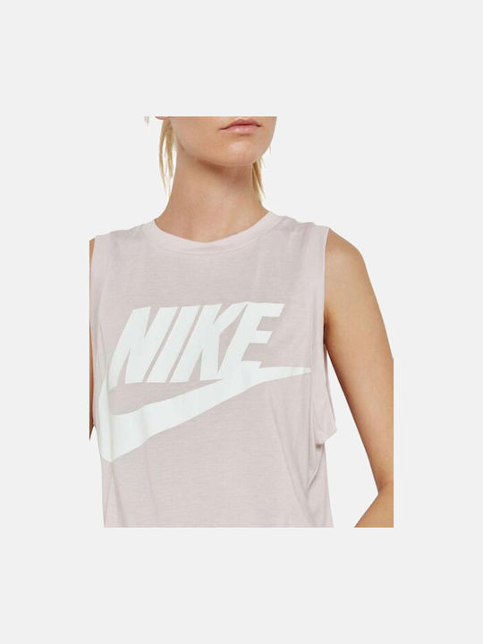 Nike Sportswear Essential Tank Дамска Спортна Блуза Без ръкави Розов