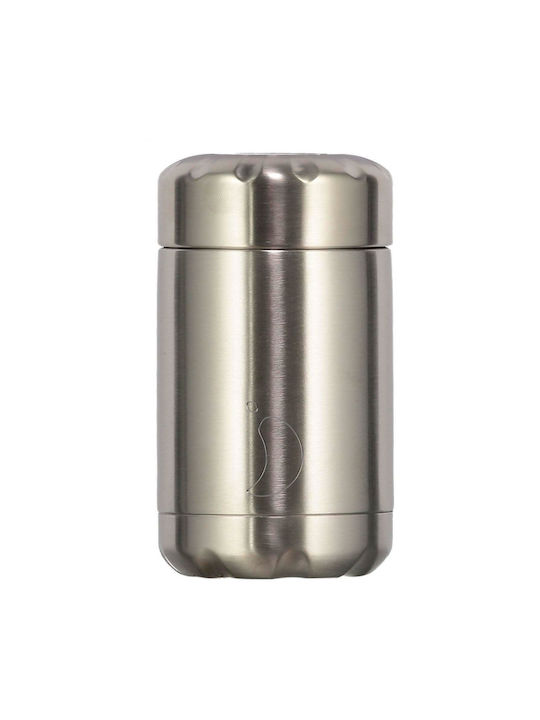 Chilly's Δοχείο Φαγητού Inox Θερμός Silver 300ml