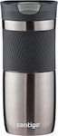 Contigo Byron SS Glass Thermos Stainless Steel BPA Free Silver 470ml with Mouthpiece 2095560