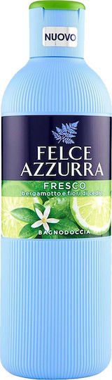 Felce Azzurra Fresh Bergamot & Cedar Flowers Αφρόλουτρο σε Gel & Άρωμα Εσπεριδοειδή 650ml
