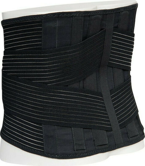 Medical Brace MB.5307 Elastic Belt Waist with Stays Height 30cm in Black color