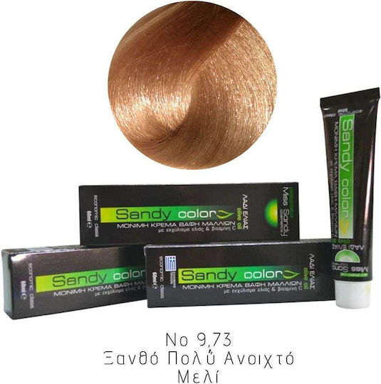 Miss Sandy Farbcreme Haarfärbemittel Nr 9,73 Hellblondes Sehr Helles Honig 60ml