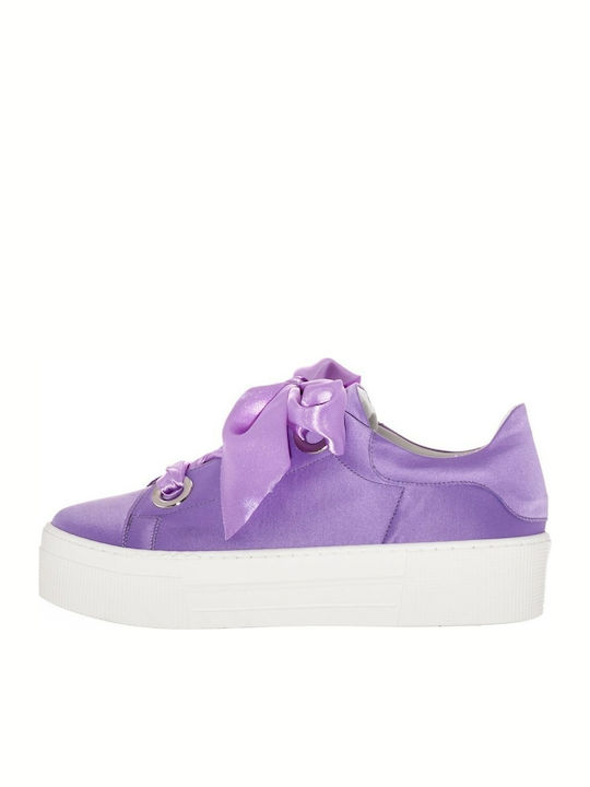 Sante Damen Flatforms Sneakers Flieder