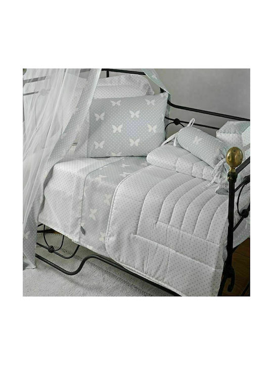 Down Town Home Παιδικό Πάπλωμα Μονό Μάλλινο S686 Γκρι 170x240εκ.